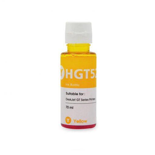 Botella Tinta Hp GT52 Amarillo Compatible