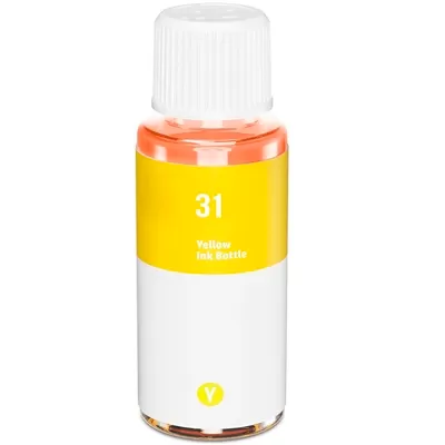 Botella Tinta Hp 31 Amarillo Compatible
