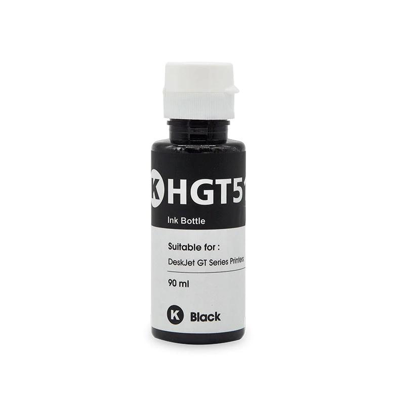 Botella Tinta Hp GT51 Negro Compatible