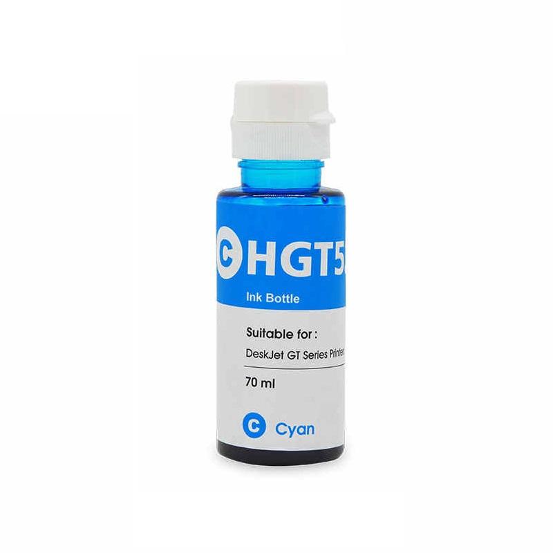 Botella Tinta Hp GT52 Cian Compatible