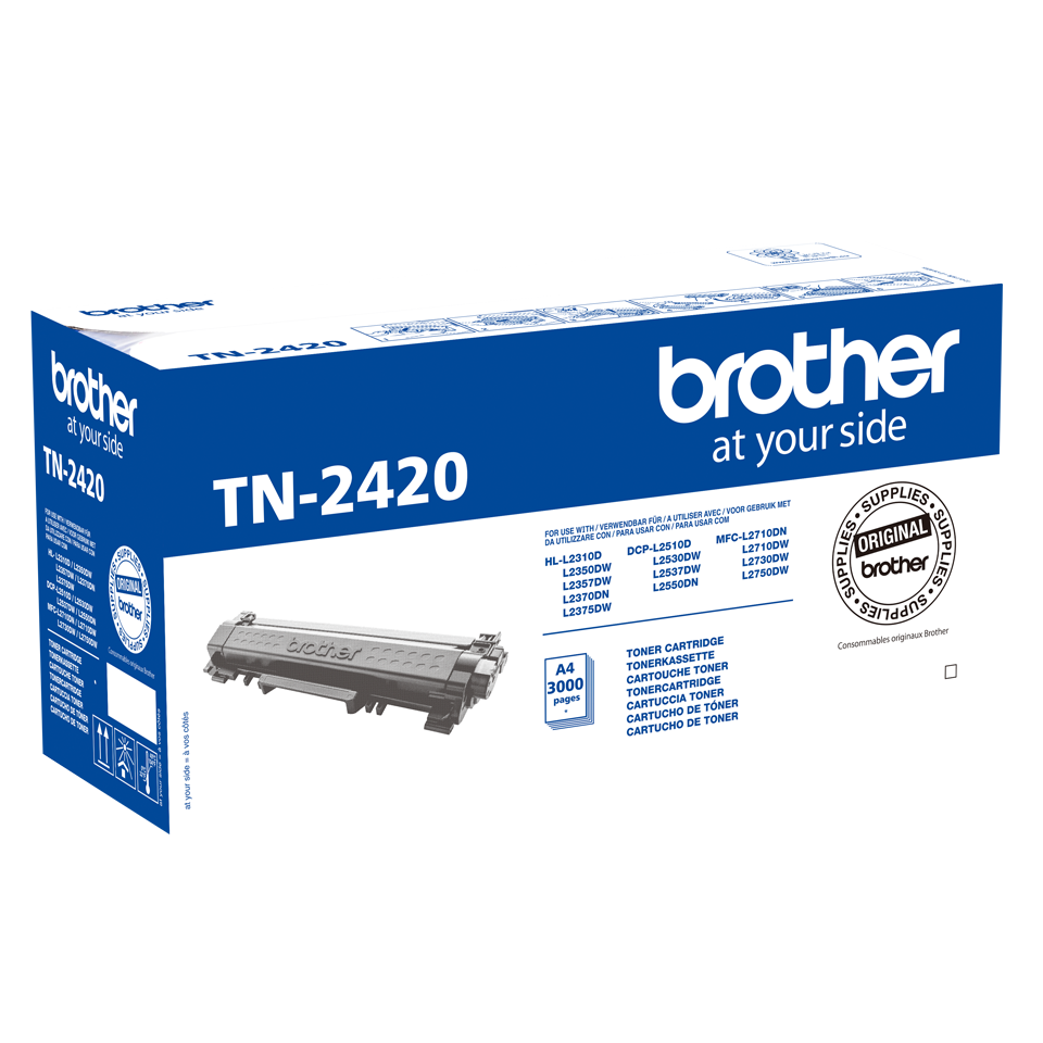 ▷ Brother TN2420 Cartucho de Toner Original y Genuino