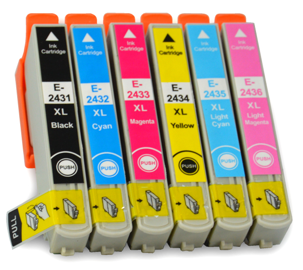 Epson 24XL Pack 6 Cartuchos Tinta Compatible