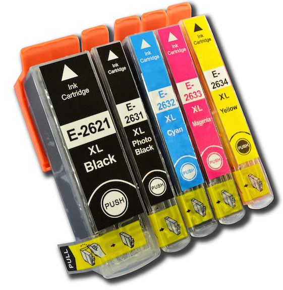 Epson 26XL Pack 5 Cartuchos Tinta Compatible