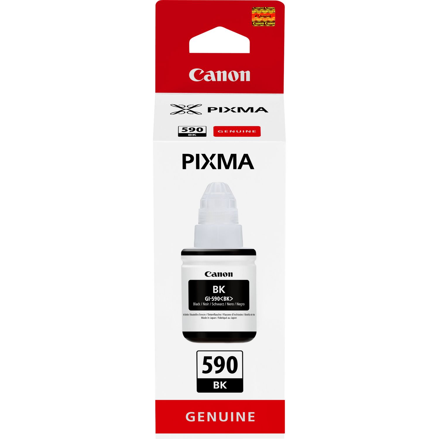 Canon GI590BK Botella Tinta Color Negro Original
