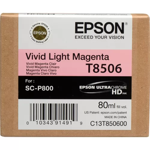 Cartucho Tinta Epson T8506 Light Magenta Original