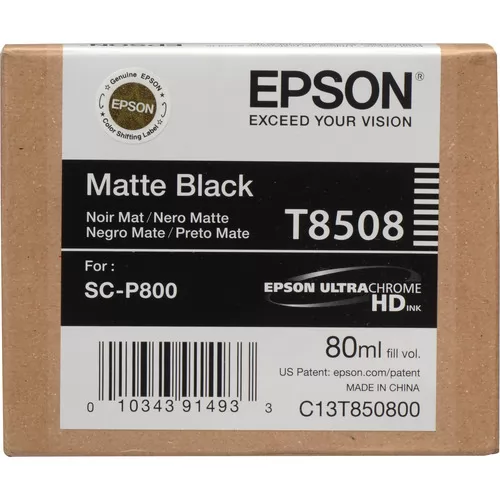 Cartucho Tinta Epson T8508 Negro Mate Original