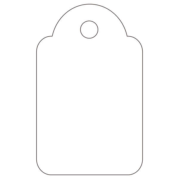 Apli Etiquetas Colgantes Blancas 18 x 29mm 1.000 U.