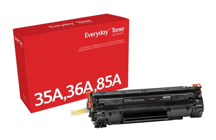 Xerox Everyday HP CE285A/CB435A/CB436A Negro Cartucho de Toner Generico - Reemplaza 85A/35A/36A