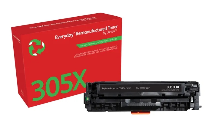 Xerox Everyday HP CE410X Negro Cartucho de Toner Remanufacturado - Reemplaza 305X