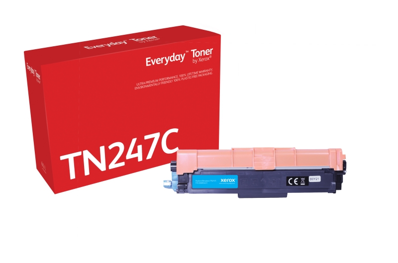 Xerox Everyday Brother TN247/TN243 Cyan Cartucho de Toner Generico - Reemplaza TN247C/TN243C