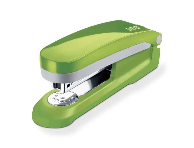 Novus Evolution E 25 Fresh Grapadora + Caja de 200 Grapas 24/6 - Hasta 25 Hojas - Grapado Cerrado, Abierto y Clavado - Color Verde