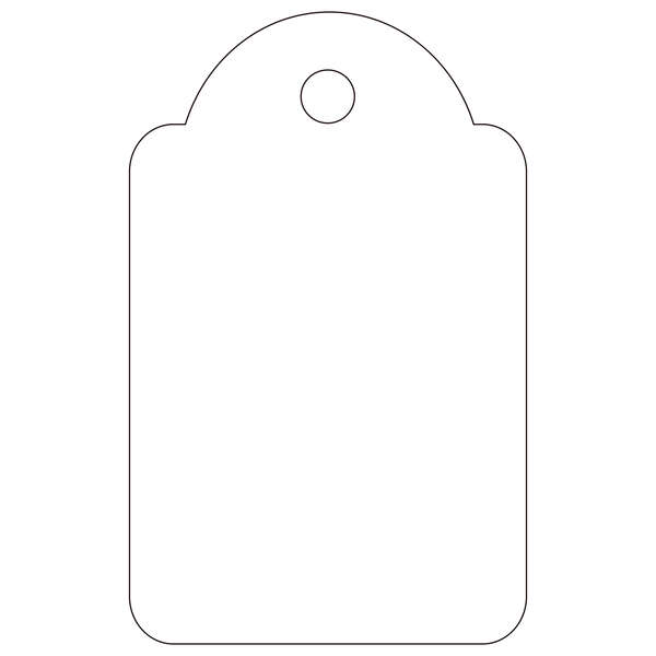 Apli Etiquetas Colgantes Blancas 22 x 35mm 100 U.