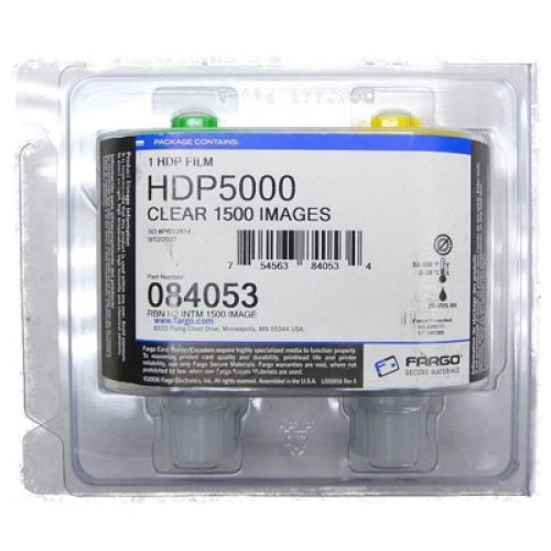 Fargo HID HDP5000 Cinta de Retransferencia Original Transparente 1.500p - 084053 Fargo HID HDP5000 Cinta de Retransferencia Original Transparente 1.500p - 084053