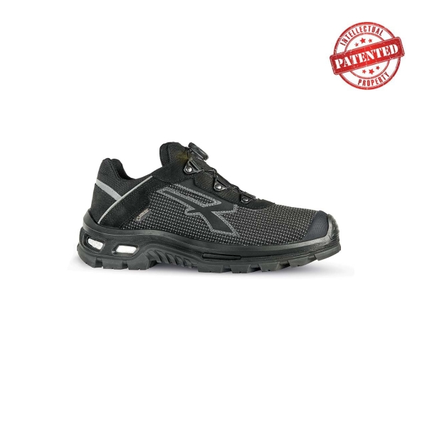 Upower Sauron S Zapato de Seguridad - Talla 39 - Resistente a la Abrasion, Repelente al Agua, Forro Gore-Tex, Puntera de Aluminio, Proteccion S7S CI HI HRO FO SR - Color Gris Oscuro