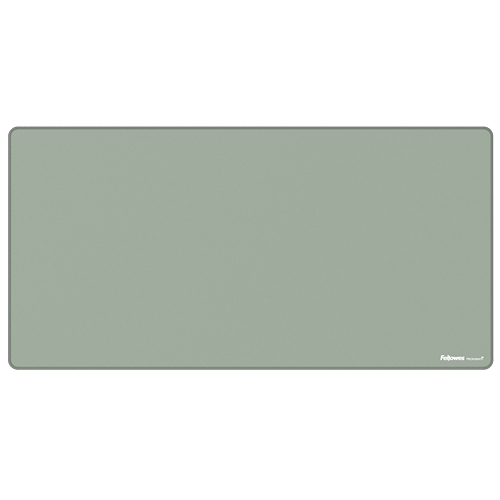 Fellowes Breyta Alfombrilla de Escritorio - Antideslizante - Proteccion Antimicrobiana - Antirreflectante - Fabricado con Material Reciclado - 40x80x0.25cm - Color Verde Salvia