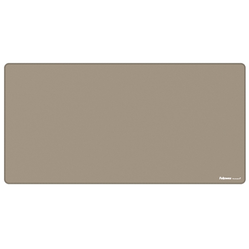 Fellowes Breyta Alfombrilla de Escritorio - Antideslizante - Proteccion Antimicrobiana - Antirreflectante - Fabricado con Material Reciclado - 40x80x0.25cm - Color Beige Arena