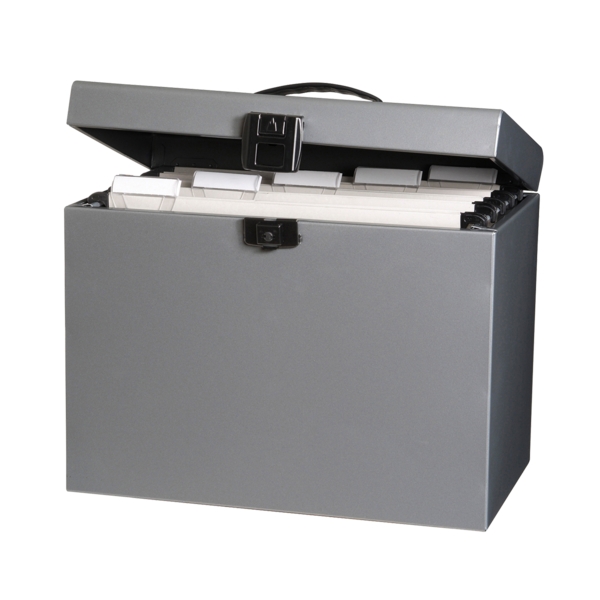 Oxford Class N\' Go Classic Maletin de Metal para Carpetas Colgantes A4 - Resistente y Duradero - 220x295x370mm - Ideal para Organizar Documentos - Practico y Funcional