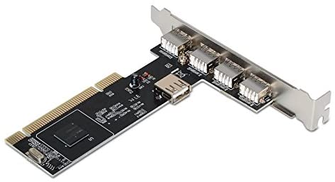Nanocable Tarjeta PCI con 4 Puertos USB 2.0 Externos y 1 Puerto USB 2.0 Interno