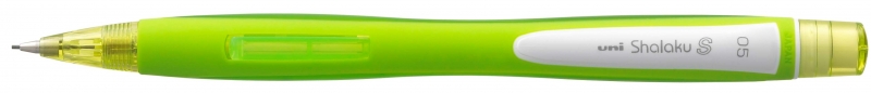 Uni-ball Shalaku S M5-228 Portaminas - Ancho de Trazo 0.5mm - 2 Minas HB Incluidas - Goma de Borrar Integrada - Color Verde Claro