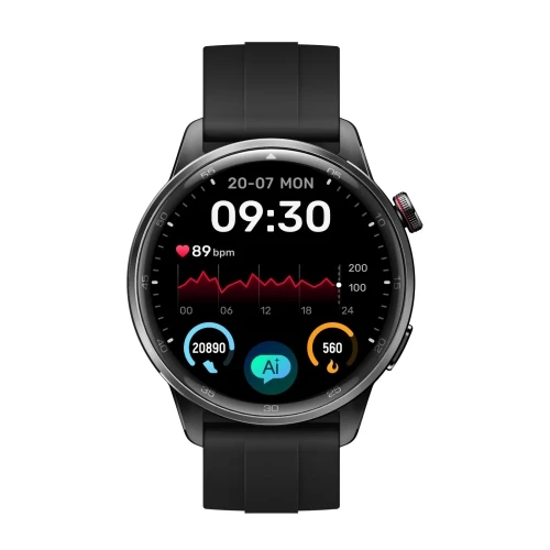 Realme Watch S2 Smartwatch Pantalla Amoled 1.43\" - IP68 - Autonomia hasta 20 Dias - Cuerpo Acero Inoxidable - Color Negro