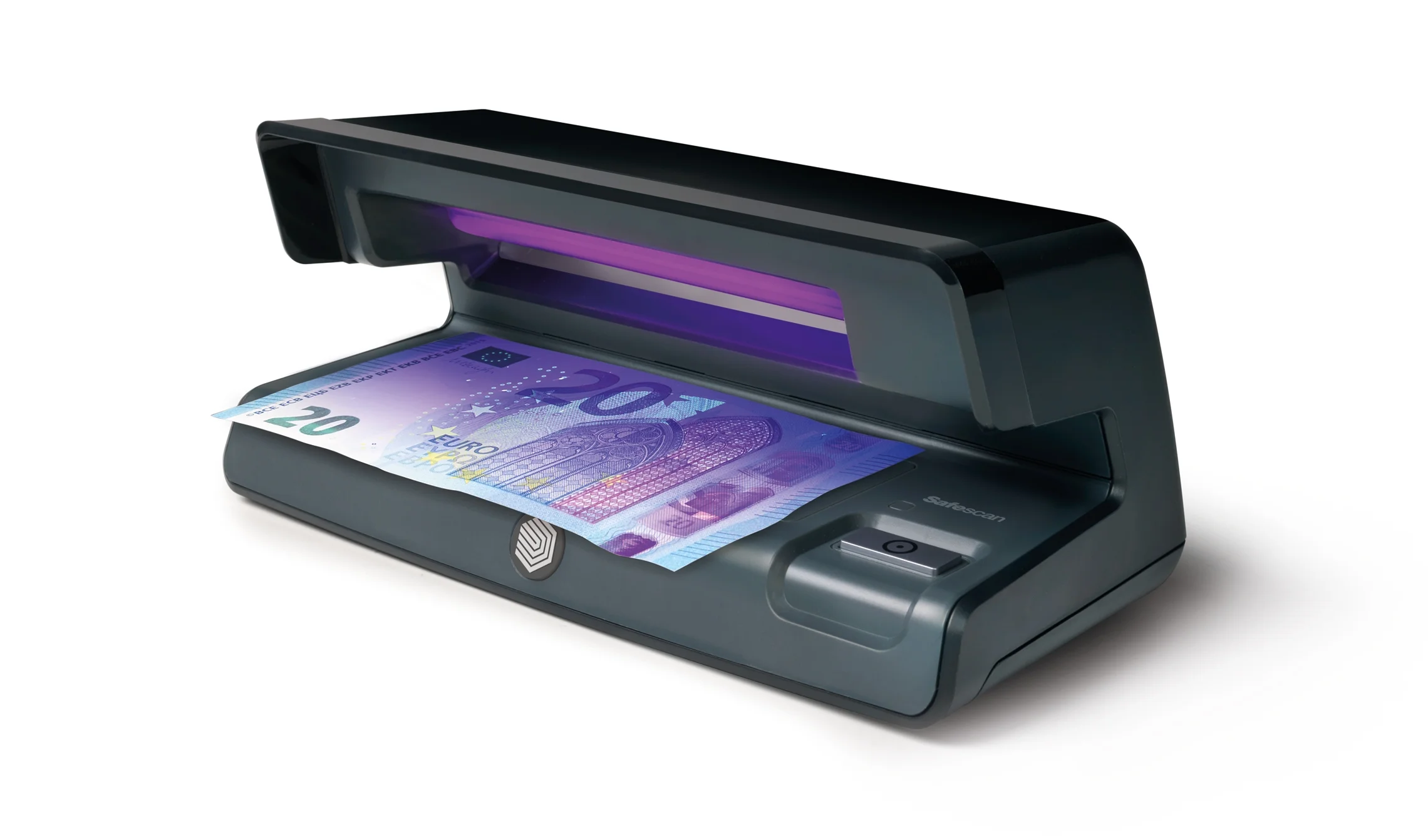 Safescan 50 Detector de Billetes Falsos UV - Reflector Integrado - Apto para Pasaportes, Documentos de Identificacion y Tarjetas de Credito