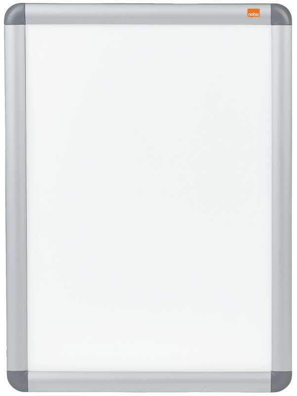 Nobo Marco Publicitario Tamaño A3 con Proteccion de PVC Antirreflectante y Resistente a la Intemperie - Marco de Aluminio Elegante - Color Plata
