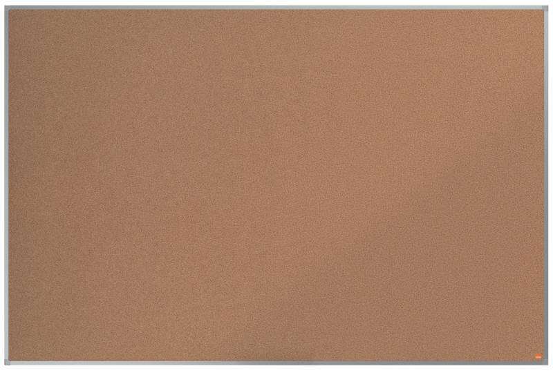 Nobo Tablero Anuncios Corcho Essence 1800x1200mm - Montaje Esquinas - Superficie Corcho - Marco Aluminio Anodizado - Color Natural