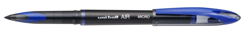 Uni-ball AIR MICRO UBA-188-M Rollerball - Punta de Acetato Plastico 0.5mm - Tinta Pigmentada Resistente al Agua y Luz - Color Azul