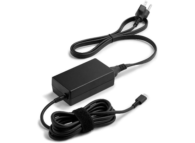 HP 65W USB?C LC Power Adapter - Cargador USB?C 65W con HP Fast Charge - Compatible con Portatiles HP con USB?C - Diseño Compacto y Ligero - Cable 1.8 m - Color Negro