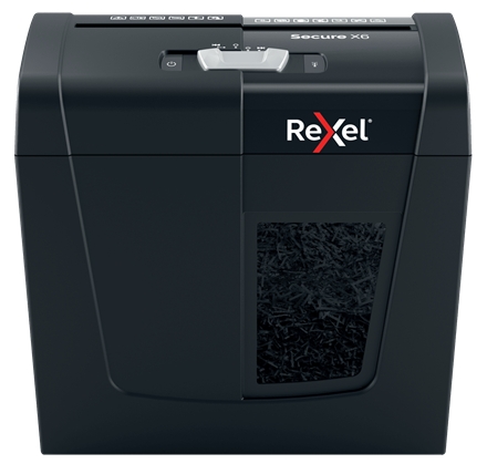 Rexel Secure X6 Destructora de Papel Corte en Particulas - Destruye hasta 6 Hojas - 10L
