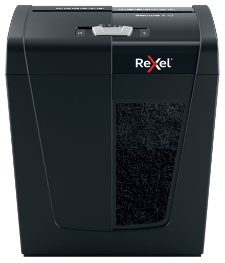 Rexel Secure X10 Destructora de Papel Corte en Particulas - Destruye hasta 10 Hojas - 18L