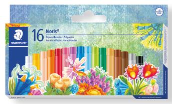 Staedtler Noris 241 Pack de 16 Ceras Blandas - Diametro 8mm - Resistencia a la Rotura - Colores Surtidos Staedtler Noris 241 Pack de 16 Ceras Blandas - Diametro 8mm - Resistencia a la Rotura - Colores Surtidos