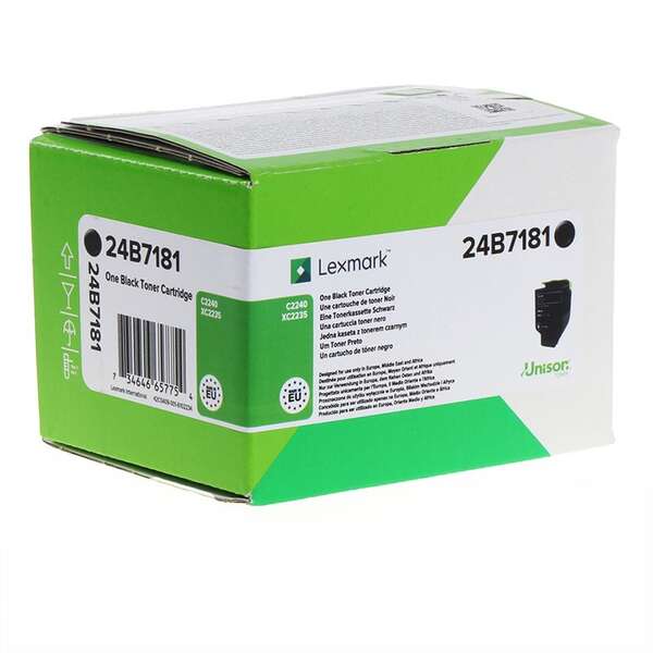 Lexmark C2240/XC2235 Negro Cartucho de Toner Original - 24B7181 Lexmark C2240/XC2235 Negro Cartucho de Toner Original - 24B7181
