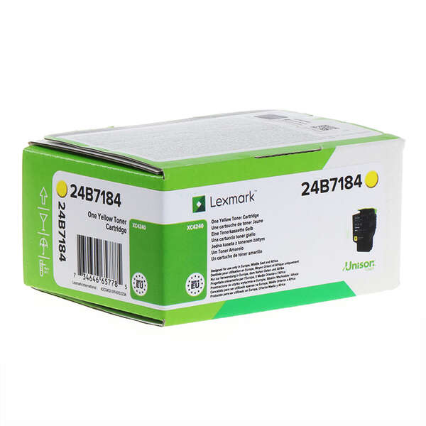 Lexmark XC2240/XC4240 Amarillo Cartucho de Toner Original - 24B7184 Lexmark XC2240/XC4240 Amarillo Cartucho de Toner Original - 24B7184