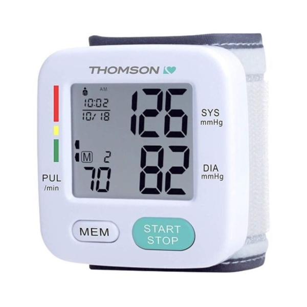 Thomson Cardio W6 Tensiometro de Muñeca - Deteccion Arritmia - Memoria 90 Lecturas - 2 Usuarios - Color Blanco Thomson Cardio W6 Tensiometro de Muñeca - Deteccion Arritmia - Memoria 90 Lecturas - 2 Usuarios - Color Blanco