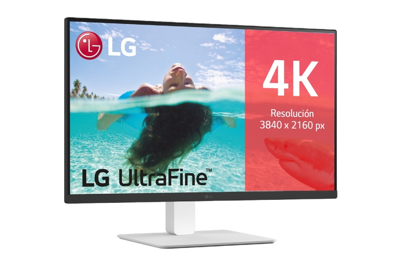 LG UltraFine Monitor LED 27\" IPS UltraHD 4K HDR10 - 60Hz - Respuesta 5ms - Angulo de Vision 178º - 16:9 - HDMI, DisplayPort - VESA 100x100mm - Color Blanco LG UltraFine Monitor LED 27\" IPS UltraHD 4K HDR10 - 60Hz - Respuesta 5ms - Angulo de Vision 178º - 16:9 - HDMI, DisplayPort - VESA 100x100mm - Color Blanco