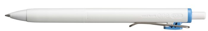 Uni-ball UMN-S-07 Boligrafo de Tinta Gel Retractil - Punta de Bola 0.7mm - Escritura Ultra Fluida - Agarre Suave y Comodo - Color Azul Claro