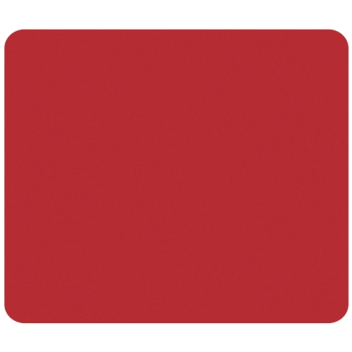 Fellowes Alfombrilla Estandar - Superficie de Poliester y Base de Espuma - 23x19cm - Color Rojo