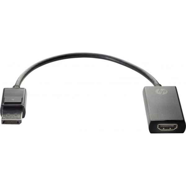 HP Adaptador DisplayPort a HDMI - Resolucion 4K - Conector DisplayPort Macho a HDMI Hembra - Diseño Compacto y Portátil HP Adaptador DisplayPort a HDMI - Resolucion 4K - Conector DisplayPort Macho a HDMI Hembra - Diseño Compacto y Portátil