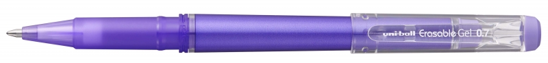 Uni-ball UF-222 Roller de Gel Borrable - Punta de Bola 0.7mm - Tinta Termosensible - Doble Goma de Borrado - Color Violeta