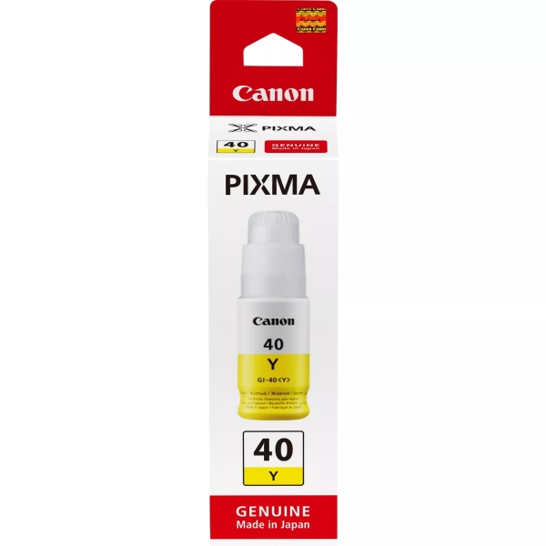 Canon GI40 Amarillo Botella de Tinta Original - GI40Y/3402C001 Canon GI40 Amarillo Botella de Tinta Original - GI40Y/3402C001