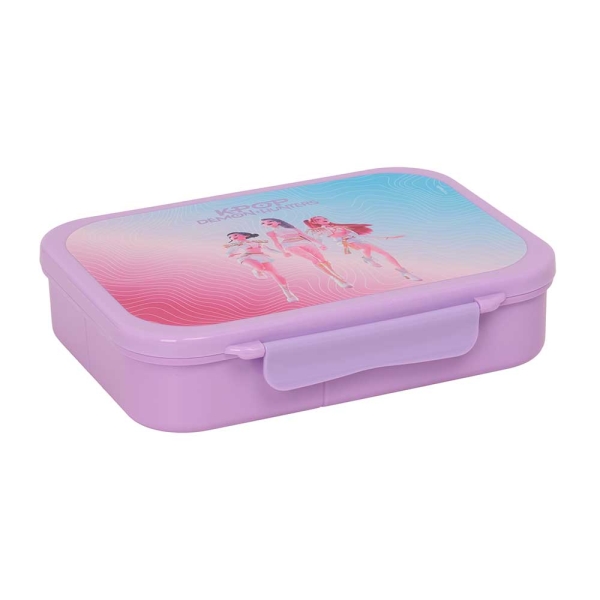 Safta K-Pop Demon Hunters Fiambrera - Capacidad de 1410ml - 3 Compartimentos Internos - Apertura Frontal - 21x4.5x16cm - Color Rosa Safta K-Pop Demon Hunters Fiambrera - Capacidad de 1410ml - 3 Compartimentos Internos - Apertura Frontal - 21x4.5x16cm - Color Rosa