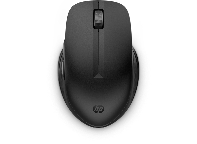 HP 435 Raton Inalambrico Multi?Dispositivo 2.4GHz + Bluetooth 5.2 - Sensor Optico Multi?Superficie 4000 DPI - 5 Botones (4 Programables) - Cambio entre 2 Equipos y Flujo entre Sistemas - Autonomia hasta 24 Meses - Color Negro