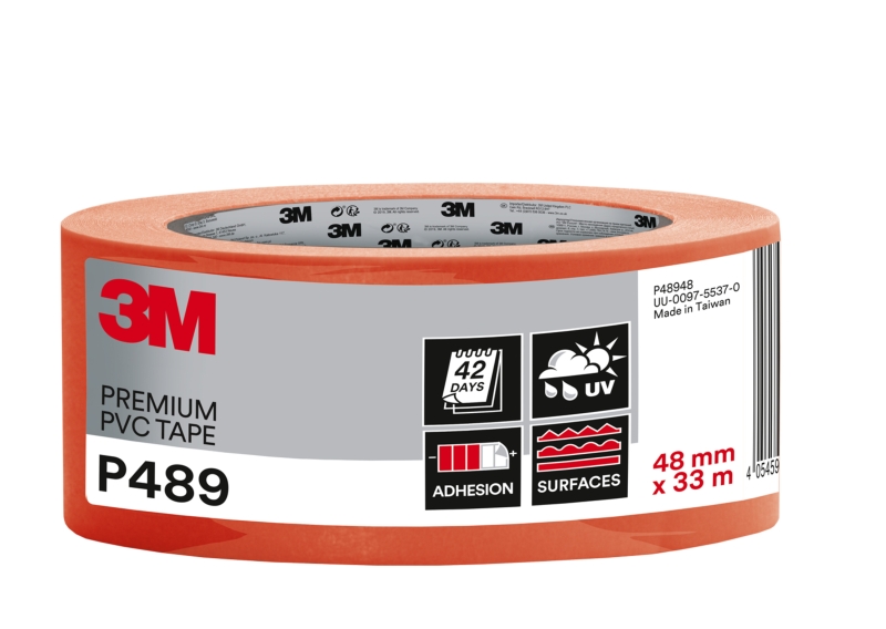 3M Cinta Adhesiva de PVC - 48mm x 33m - Alta Visibilidad - Color Naranja 3M Cinta Adhesiva de PVC - 48mm x 33m - Alta Visibilidad - Color Naranja