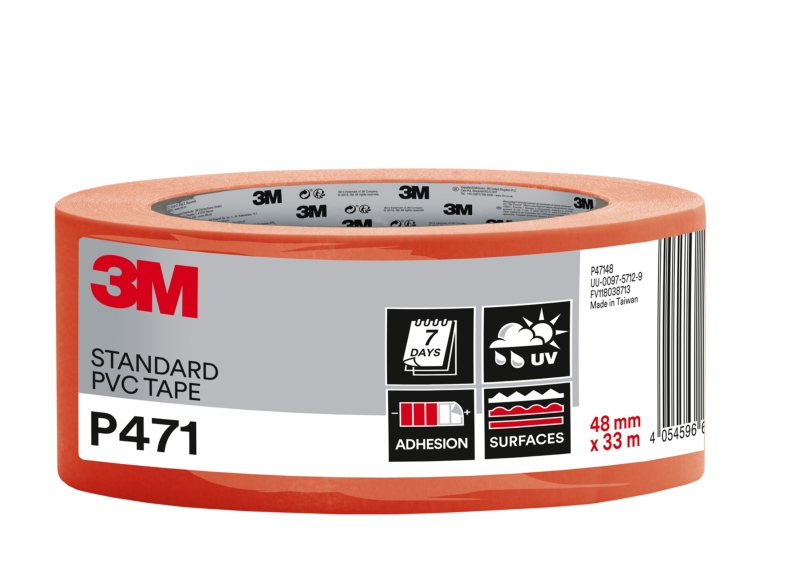 3M Cinta Adhesiva de PVC - 48mm x 33m - Alta Visibilidad - Color Naranja 3M Cinta Adhesiva de PVC - 48mm x 33m - Alta Visibilidad - Color Naranja