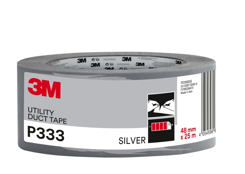 3M Cinta Adhesiva Americana - 48mm x 25m - Color Plata