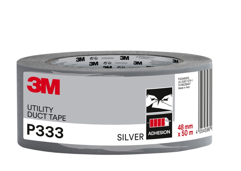 3M Cinta Adhesiva Americana - 48mm x 50m - Color Plata