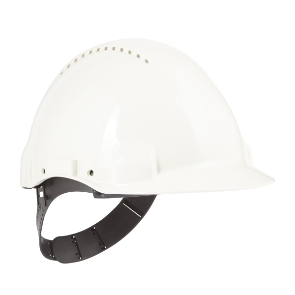 3M Casco de Proteccion - con Ventilacion - Sensor Uvicator - Pin de Ajuste - Color Blanco 3M Casco de Proteccion - con Ventilacion - Sensor Uvicator - Pin de Ajuste - Color Blanco