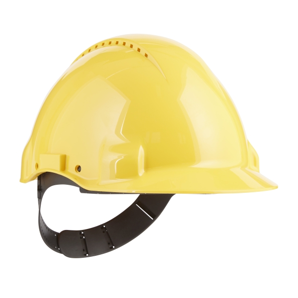 3M Casco Protector - con Ventilacion - Sensor Uvicator - Pin de Ajuste - Color Amarillo 3M Casco Protector - con Ventilacion - Sensor Uvicator - Pin de Ajuste - Color Amarillo