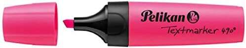 Pelikan Subrayador Textmarker 490 - Base de Agua - 3 Anchos de Trazo - Color Rosa Fluoresencete Pelikan Subrayador Textmarker 490 - Base de Agua - 3 Anchos de Trazo - Color Rosa Fluoresencete